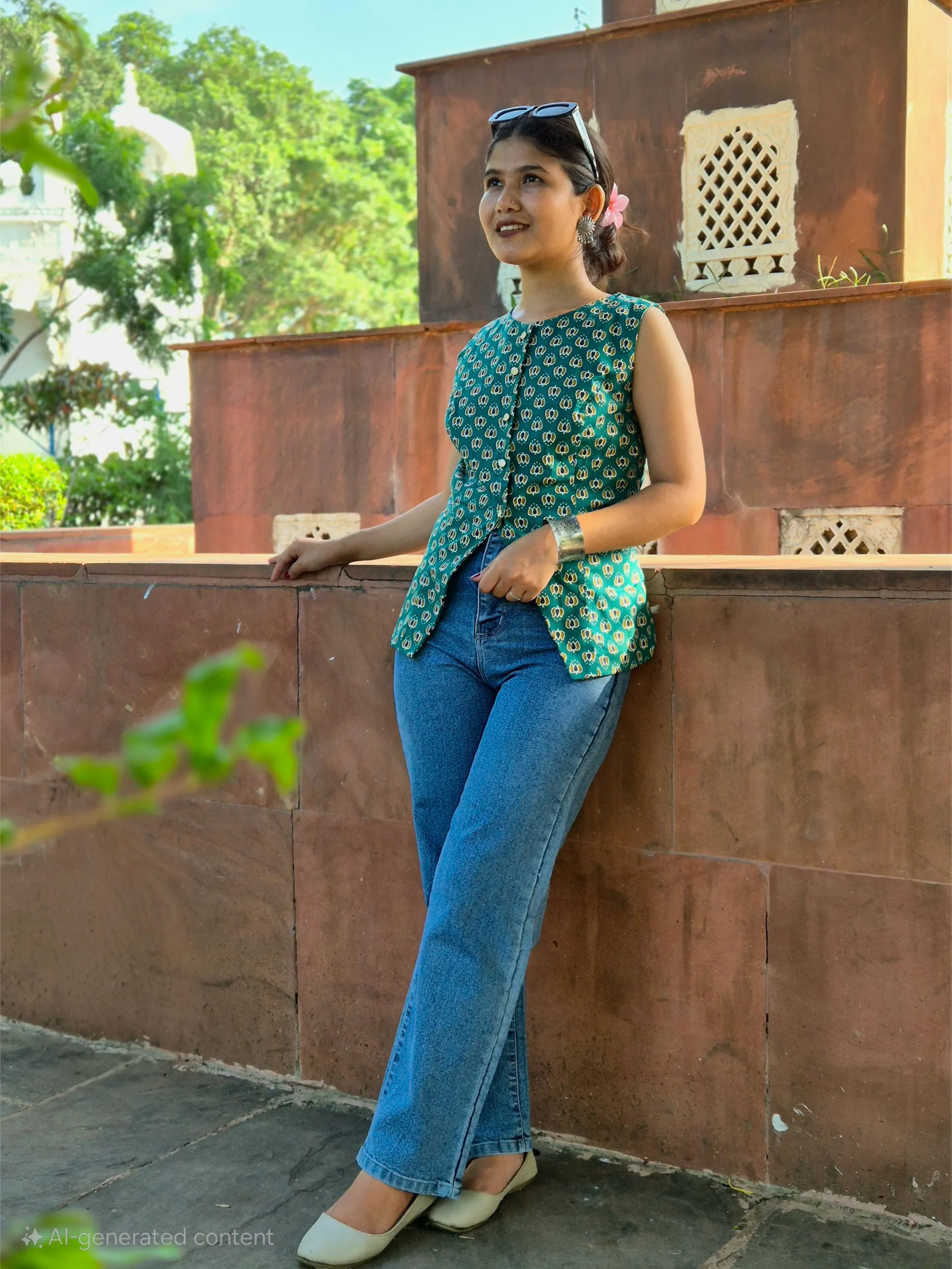 Ethnic Print waistcot for Women: Casual & Chic Summer Style - Image 6