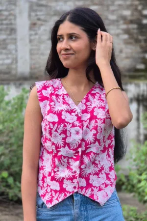 Floral Waistcoat top