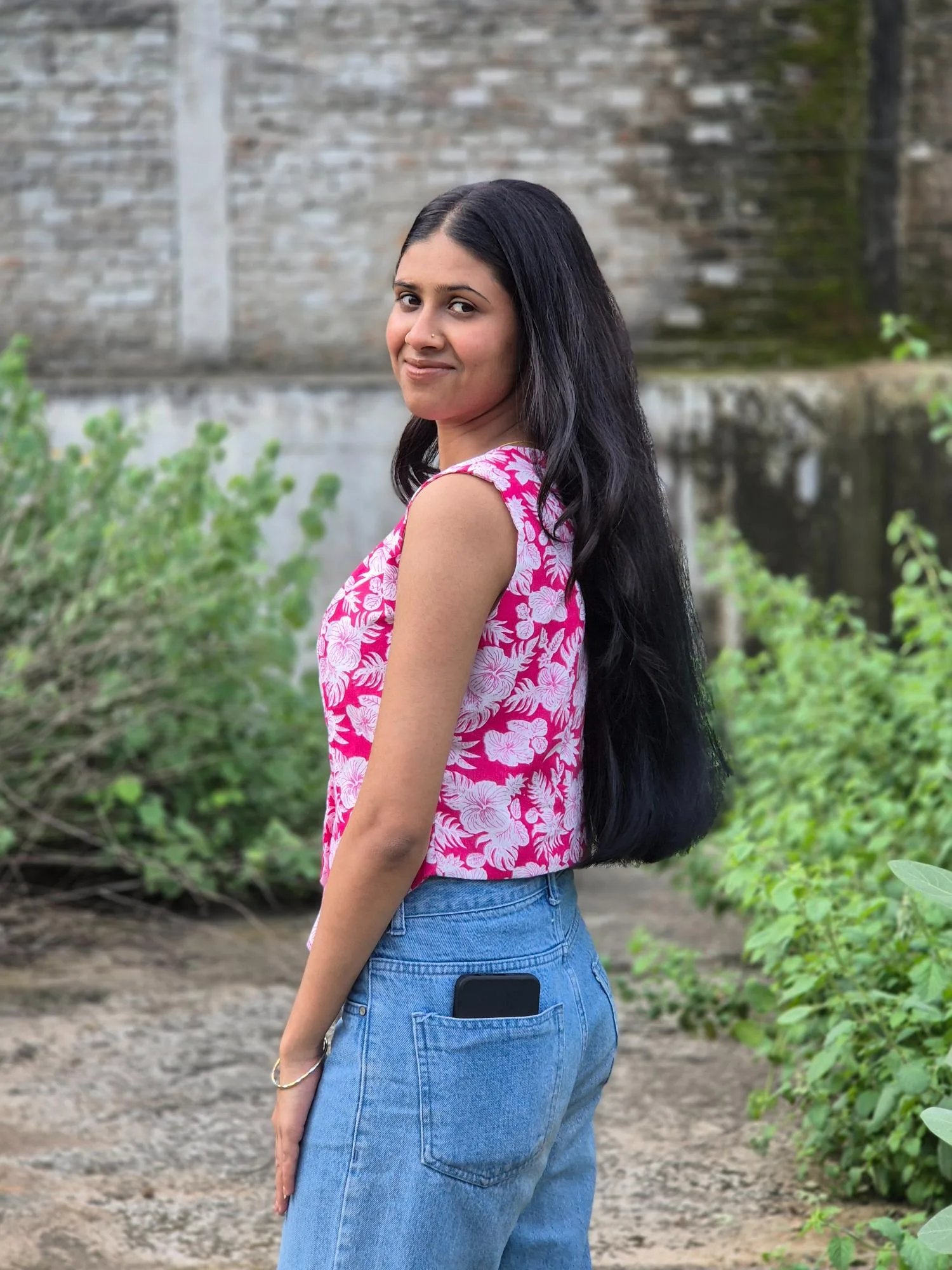 Floral Waistcoat top - Image 4