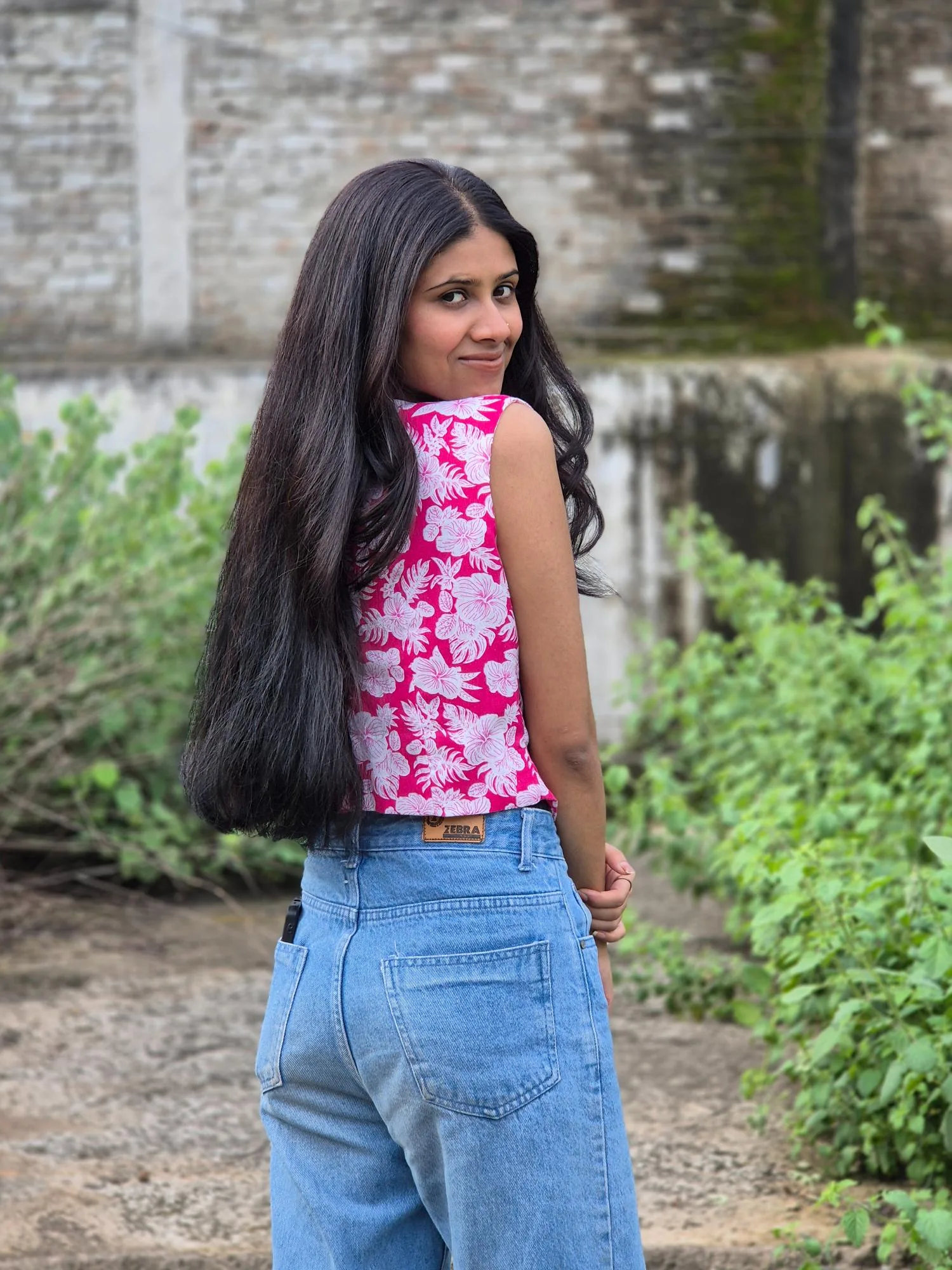 Floral Waistcoat top - Image 2