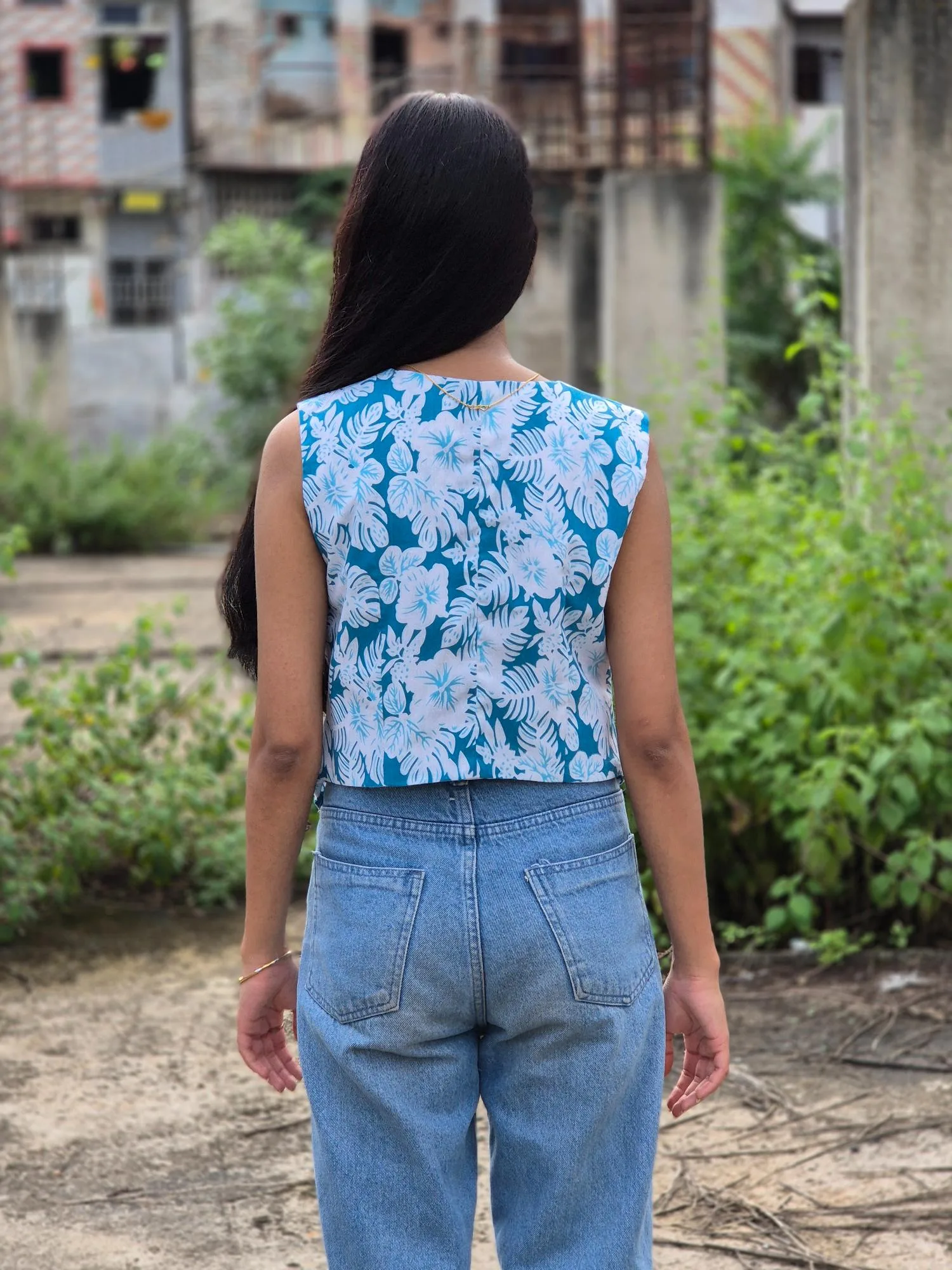 Floral Waistcoat for Women - Image 7