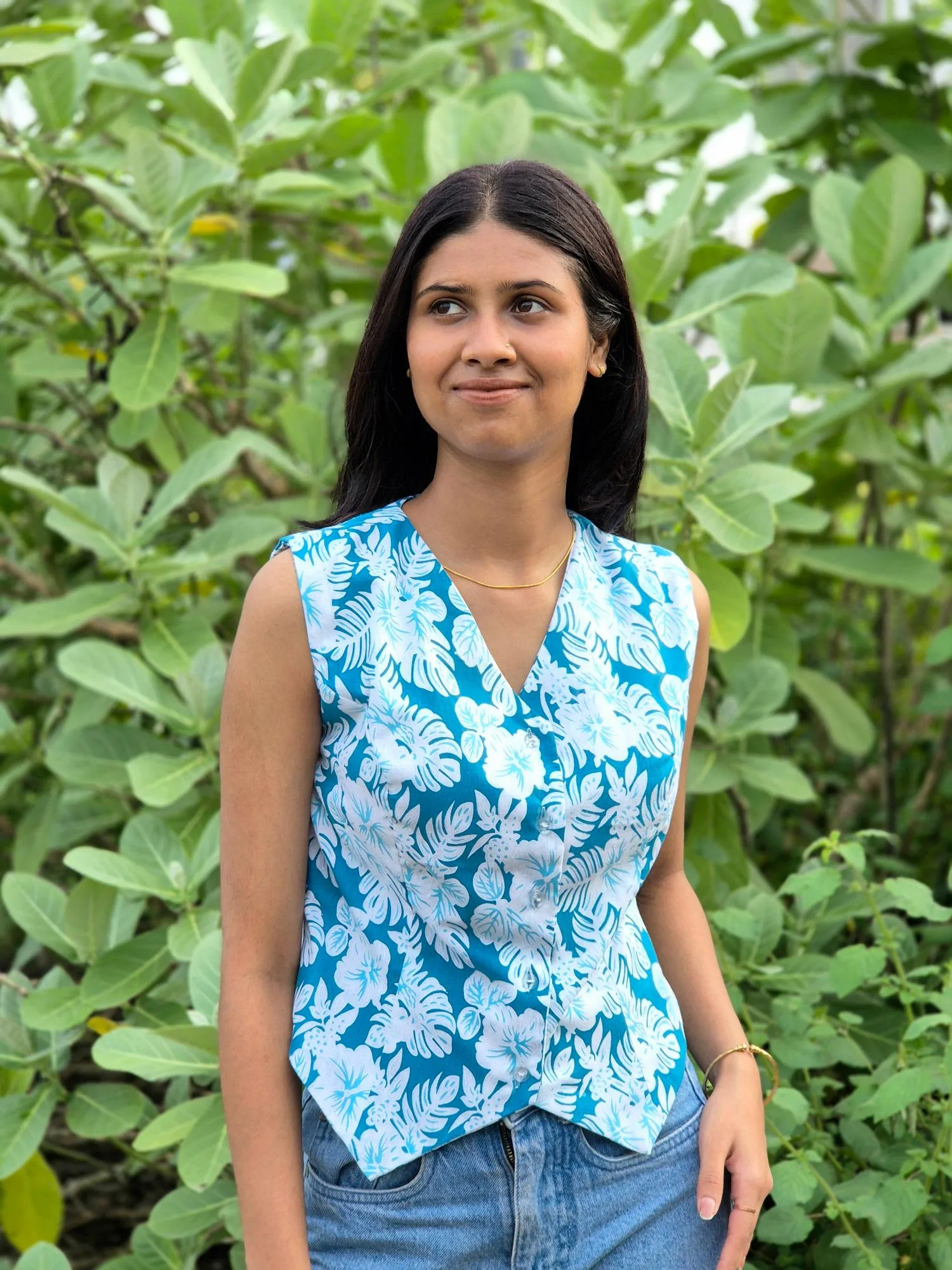 Floral Waistcoat for Women - Image 4