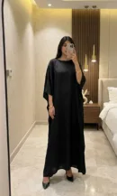 Black Kaftan One Piece Dress