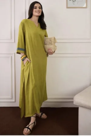 Suvashi Loss fit Green Kaftan Dress